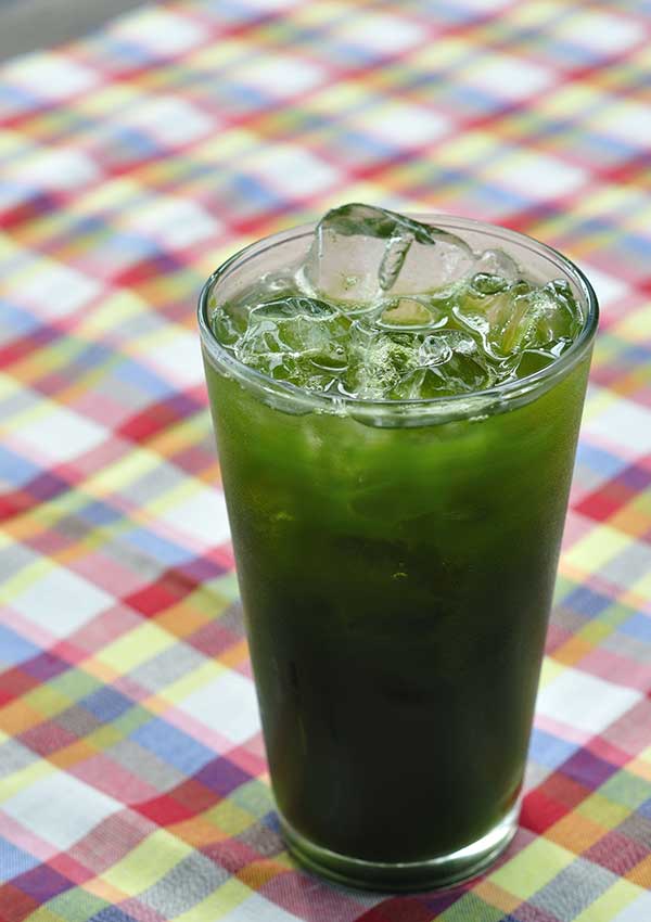 Iced Green Thai Herb Juice