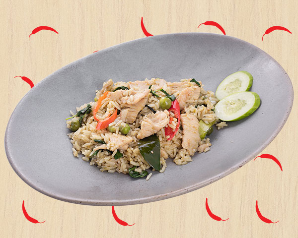 Chicken Green Curry Fried Rice